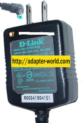 D-LINK JTA0302B AC ADAPTER 5Vdc 2.5A New -( ) 90 ° 120Vac POWER - Click Image to Close
