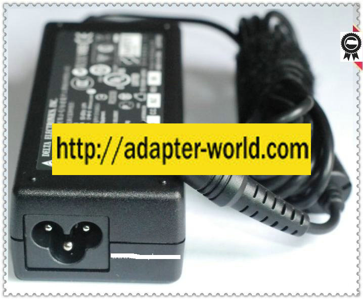 DELTA SADP-65KB AD AC ADAPTER 20VDC 3.25A NEW 2.5x5.5mm -( )- 1 - Click Image to Close