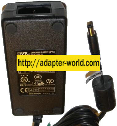 DVE DSA-0151D-05 AC ADAPTER 5VDC 2.4A NEW -( ) 2x5.5mm