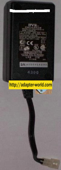 DVE DSA-0151D-12 AC ADAPTER 12VDC 1.5A 2Pin ( €¢ €¢]- 100-125Vac U