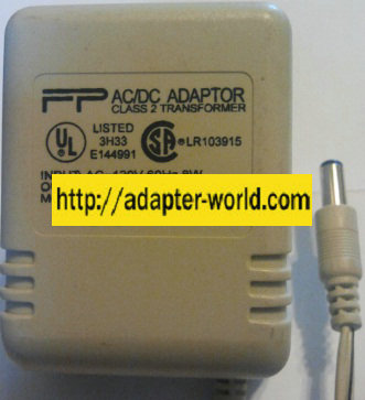 FP D41-06-600 AC ADAPTER 6V DC 600MA POWER SUPPLY - Click Image to Close