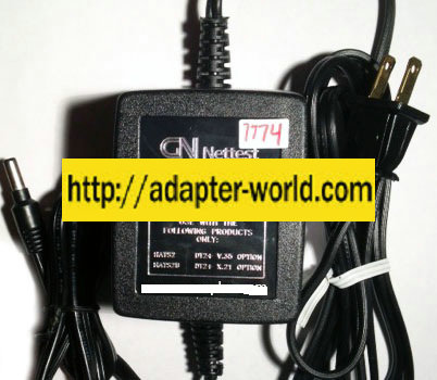 GN NETTEST 2871 AC ADAPTER 9.5VDC 1.5A NEW -( )- 2.5x5.4mm - Click Image to Close
