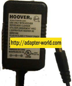 HOOVER D9-150 NEW 9VDC 150mA ADAPTER 2 x 5.5 x 10mm - ---C--- - Click Image to Close
