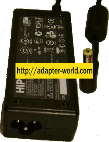 HIPRO HP-OK066B13 AC ADAPTER 19V 3.42A POWER SUPPLY - Click Image to Close