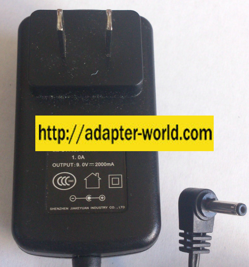JKY36-SP0902000 AC ADAPTER 9VDC 2000mA NEW 1.3x3.5x12mm - Click Image to Close