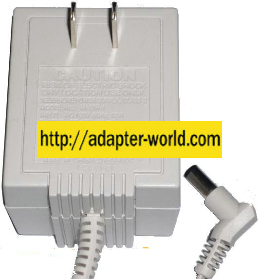 MADW-1 AC ADAPTER 12VDC 400MA POWER SUPPLY - Click Image to Close
