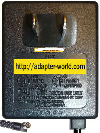 NORTEL AD-7502D AC ADAPTER 16VAC 500mA NEW 2.5x5.5mm ~(~) 90 ° - Click Image to Close