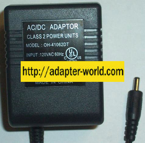 OH-41062DT AC DC ADAPTER 5V 800MA POWER SUPPLY