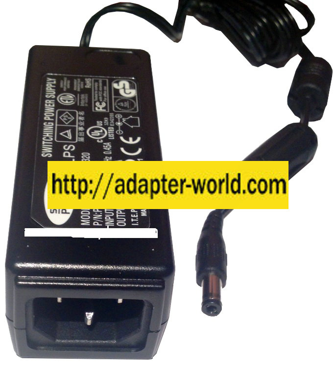 SCEPTRE XA016AQ0500320 AC ADAPTER 5VDC 3.2A NEW -( ) 2.4x5.4mm