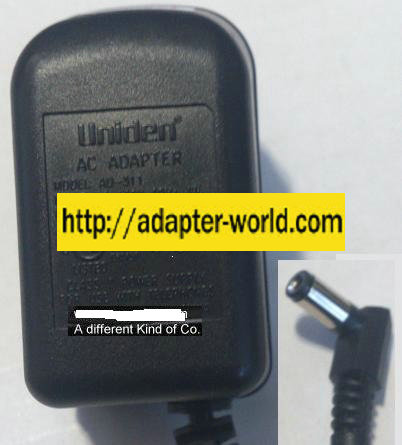 UNIDEN AD-311 AC ADAPTER 9V 210mA NEW -( )- 2x5.5x9.5mm - Click Image to Close