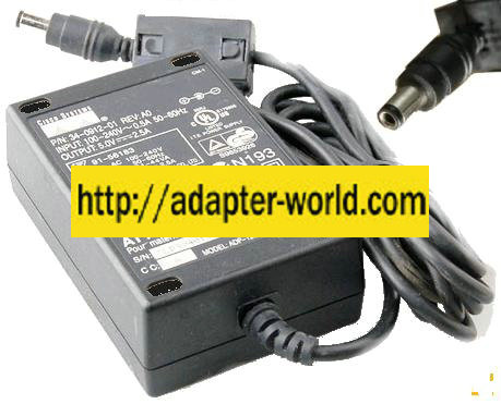 CISCO SYSTEMS 34-0912-01 AC ADAPTSER 5VDC 2.5A POWER UPPLY ADSL - Click Image to Close