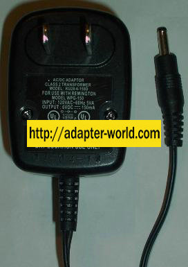 KU28-6-150D AC DC ADAPTER 6V 150MA POWER SUPPLY - Click Image to Close