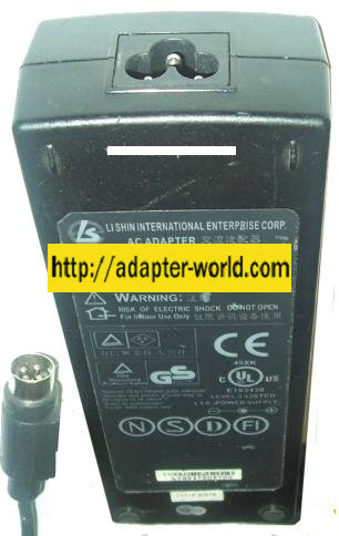 LI SHIN LSE0110A20120 AC DC ADAPTER 20V 6A POWER SUPPLY - Click Image to Close