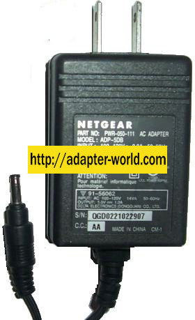 NETGEAR ADP-5DB AC ADAPTER 5V 1A POWER SUPPLY - Click Image to Close