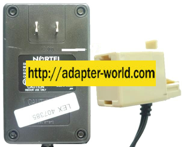 NORTEL A0780042 AC ADAPTER 33VDC 500MA POWER SUPPLY