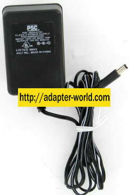 PSC P48100800A010G AC ADAPTER 10VDC 800mA (-) 4004-0705 POWER - Click Image to Close