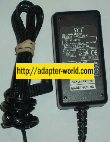 SCT SYS1089-1518-T3 18V AC DC ADAPTER 15W SWITCHING ADAPTER