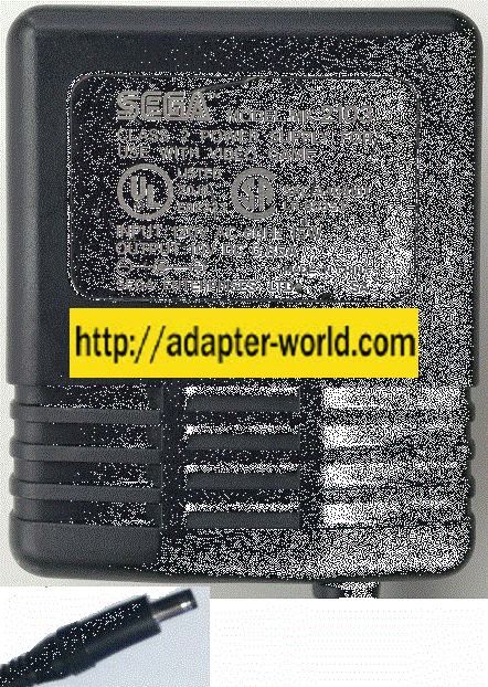 SEGA MK-2103 AC ADAPTER 10VDC 0.85A NEW -( )1.8x4.8mm Straight