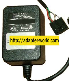 SUPERMADE PS146 100-0086-001B AC ADAPTER 17VCTAC 0.7A NEW 4pin - Click Image to Close