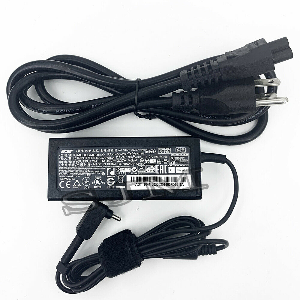 *Brand NEW*for Delta Acer ADP-45FE F ADP-45HE D 19V 2.37A 45W AC Adapter Charger - Click Image to Close