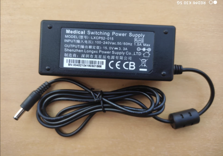 *Brand NEW* Medical LXCP52-015 15V 3.3A AC DC ADAPTHE POWER Supply - Click Image to Close