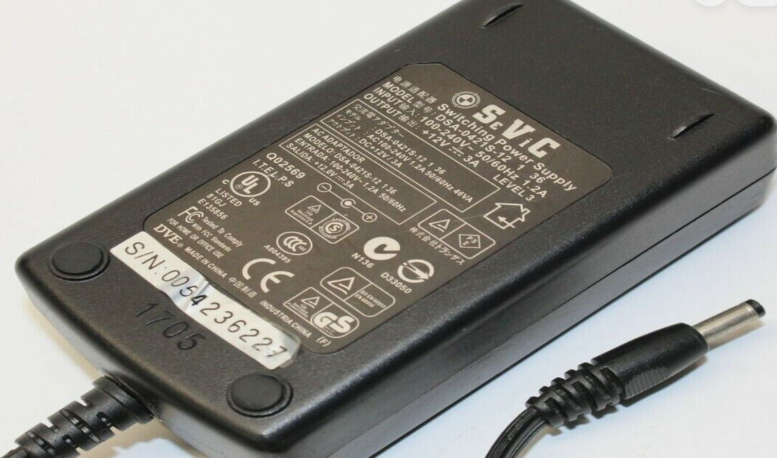 *Brand NEW*Sevic DSA-0421S-12 12V 3A AC Adapter Transformer Charger Power Supply