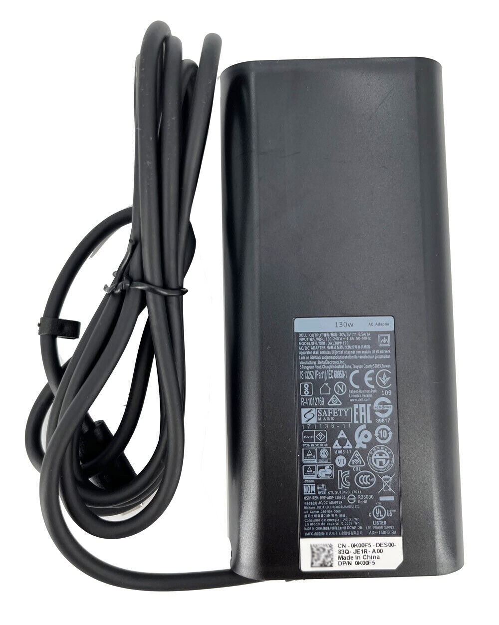 *Brand NEW*For DELL Precision 3560 3561 USB Type-C 130W 20V 6.5A AC Power Adapter Charger - Click Image to Close