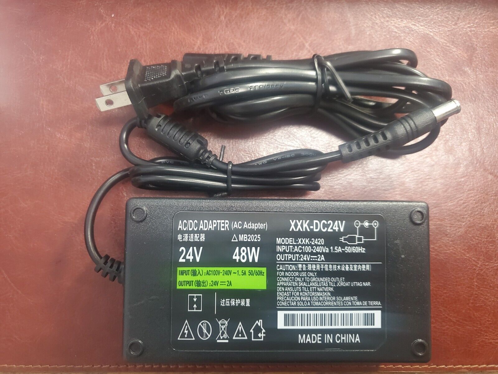 *Brand NEW* Epson Perfection V500 V550 V600 4490 Scanner AC Adapter Power Supply Charger - Click Image to Close