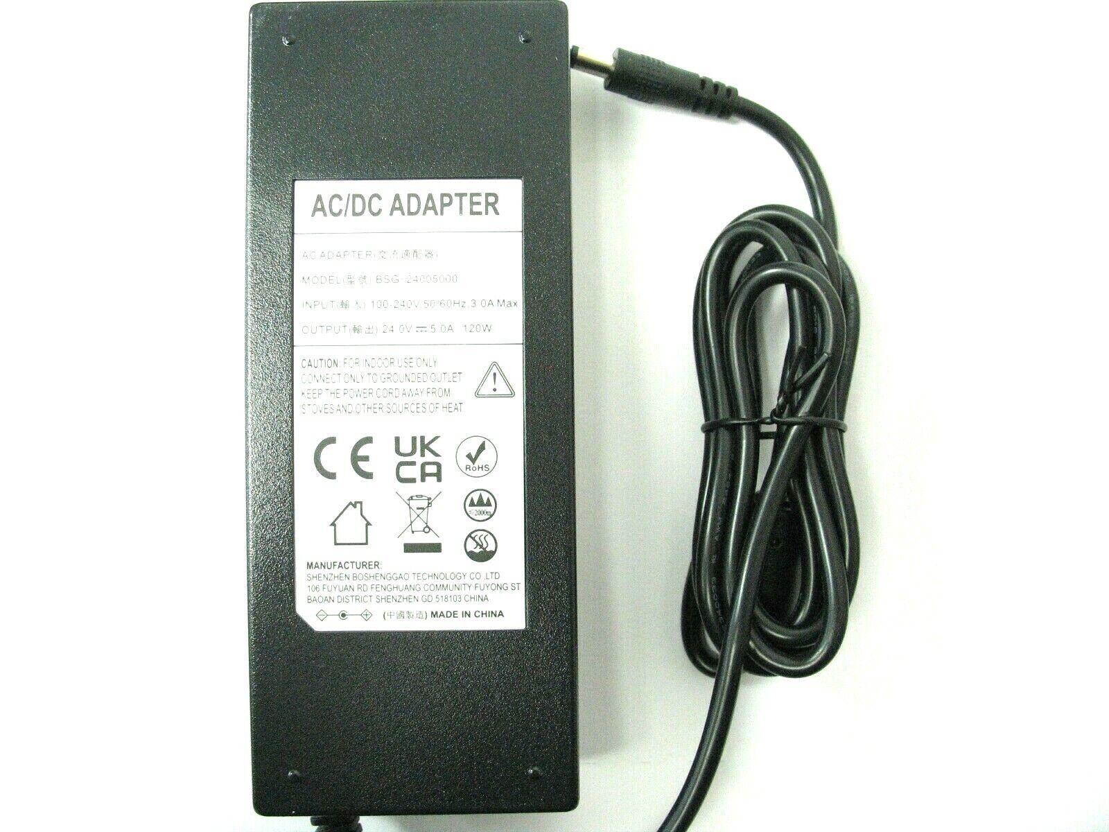 *Brand NEW*24V AC/DC ADAPTOR LOGITECH G25 G27 G29 G920 G923 G940 RACING WHEEL POWER SUPPLY - Click Image to Close