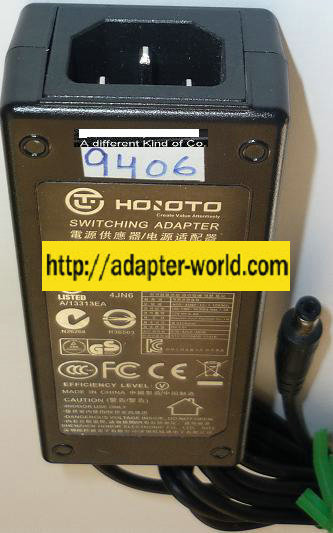 NEW HOIOTO 12VDC 3A USED -(+) 2x5.5x9mm ROUND BARREL ADS-45NP-12-1 12036G AC ADAPTER POWER SUPPLY