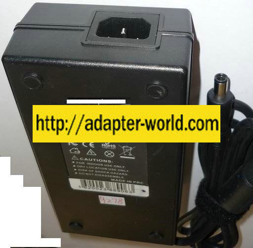 NEW POWERUON 19VDC 12.2A USED 5x7.5x9mm ROUND BARREL WITH PIN INSIDE CLASS 2 160023 AC ADAPTER POWER SUPPLY - Click Image to Close