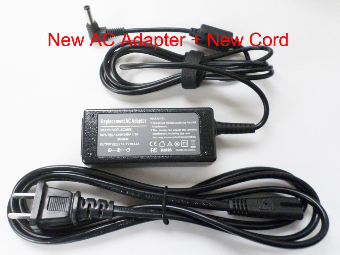 *Brand NEW*10.5V 4.3A 45 W AC Adapter VGP-AC10V8 for SONY Vaio DUO 10 11 13 Series Charger - Click Image to Close