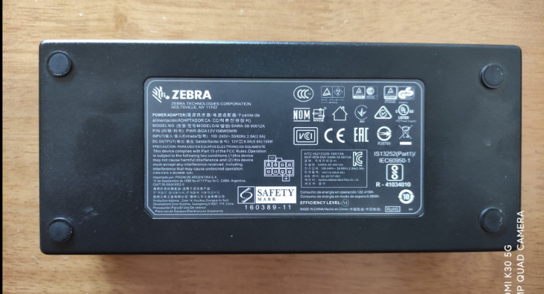 *Brand NEW* zebra SAWA-58-90012A PWR-BGA12V108WOWW108W 12V 9A AC DC ADAPTHE POWER Supply - Click Image to Close