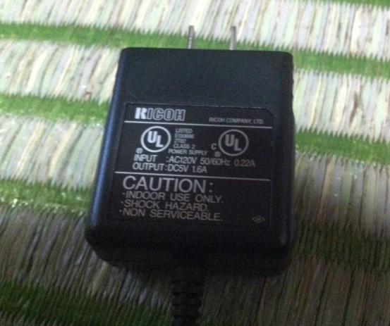 *Brand NEW* AC120V 50/60Hz 0.22A DC5V 1.6A AC/DC Adapter Power Supply - Click Image to Close