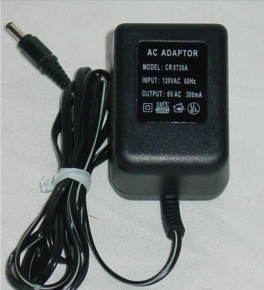 *Brand NEW*CR0730A 6VAC 300mA AC Adapter POWER SUPPLY - Click Image to Close