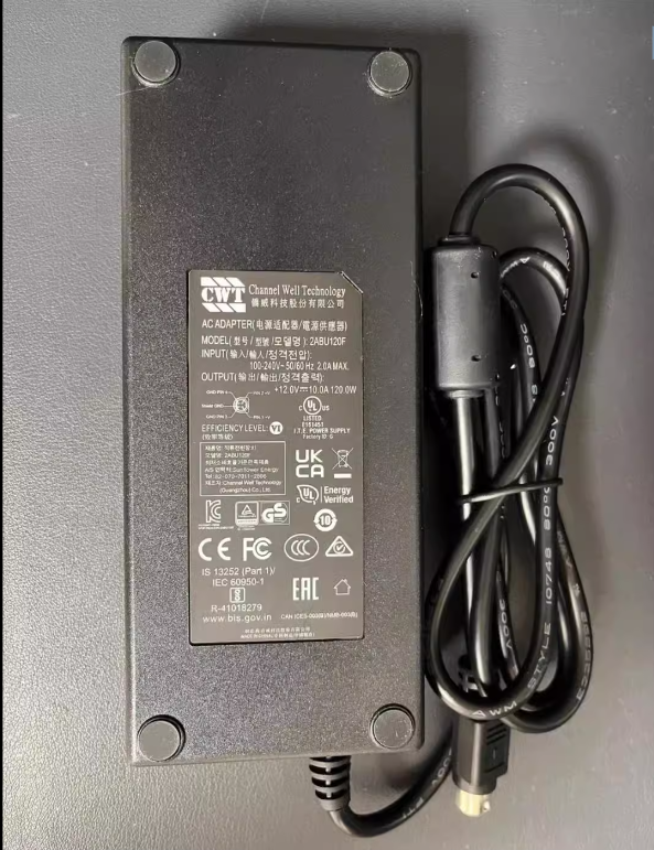 *Brand NEW* CWT 2ABU120F 12V 10A 120W AC DC ADAPTHE POWER Supply