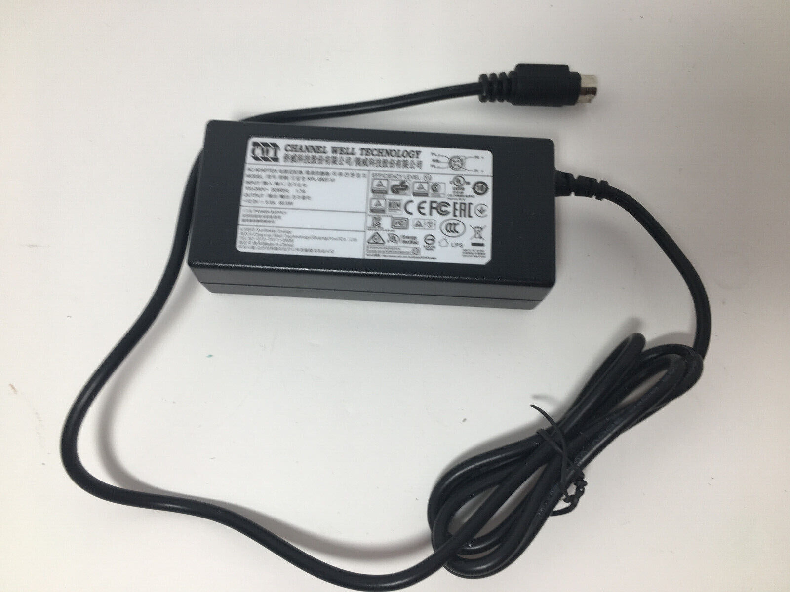 *Brand NEW*Genuine KPL-060F-VI 12V 5A 60W 4-Pin CWT Channel Well Technology AC Adapter - Click Image to Close