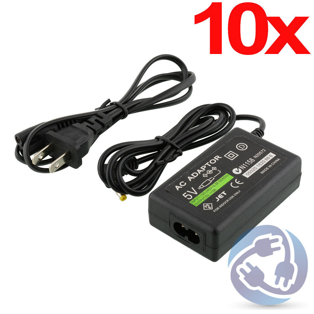 *Brand NEW*Sony PSP 1000 2000 3000 A/C Lot-10X AC Adapter Power Supply Charger Plug - Click Image to Close