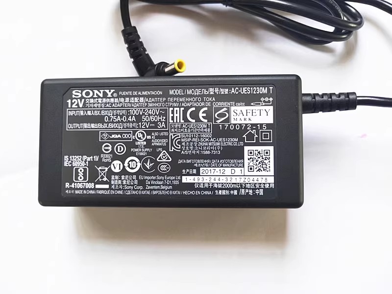 *Brand NEW*Sony AC-UES1230MT 12V 3A AC DC ADAPTHE mcx-500 POWER Supply - Click Image to Close