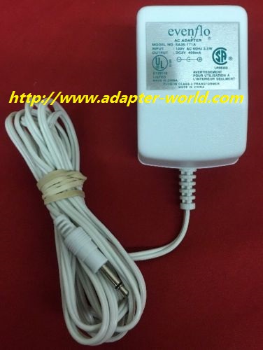 *100% Brand NEW* Evenflo Model SA35-171A Output 3V 400mA AC power adapter Free shipping! - Click Image to Close
