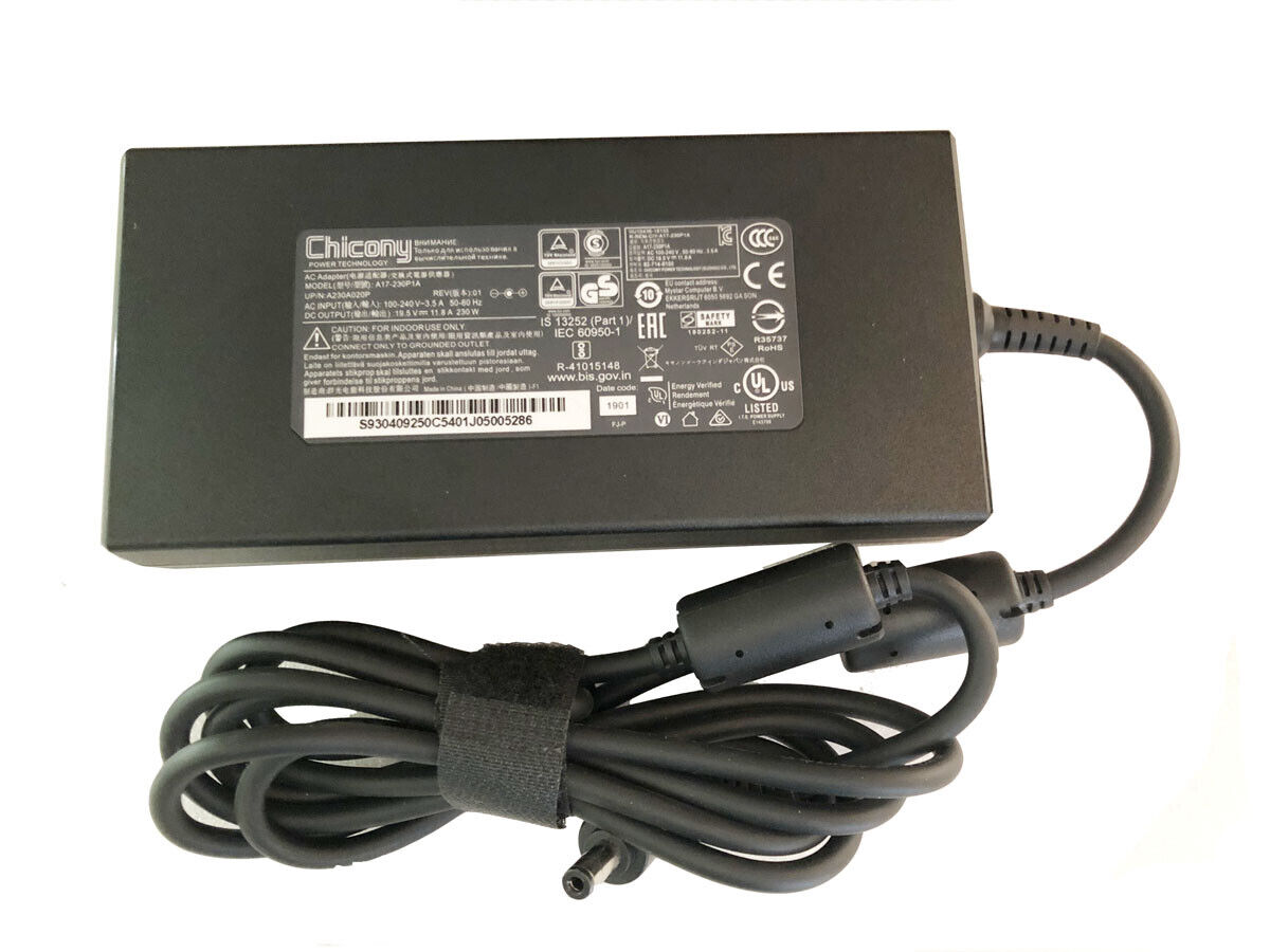 *Brand NEW* For Schenker XMG Apex 17 M21 Clevo NH77ERQ PSU 19.5V 11.8A 230W AC Power Adapter - Click Image to Close