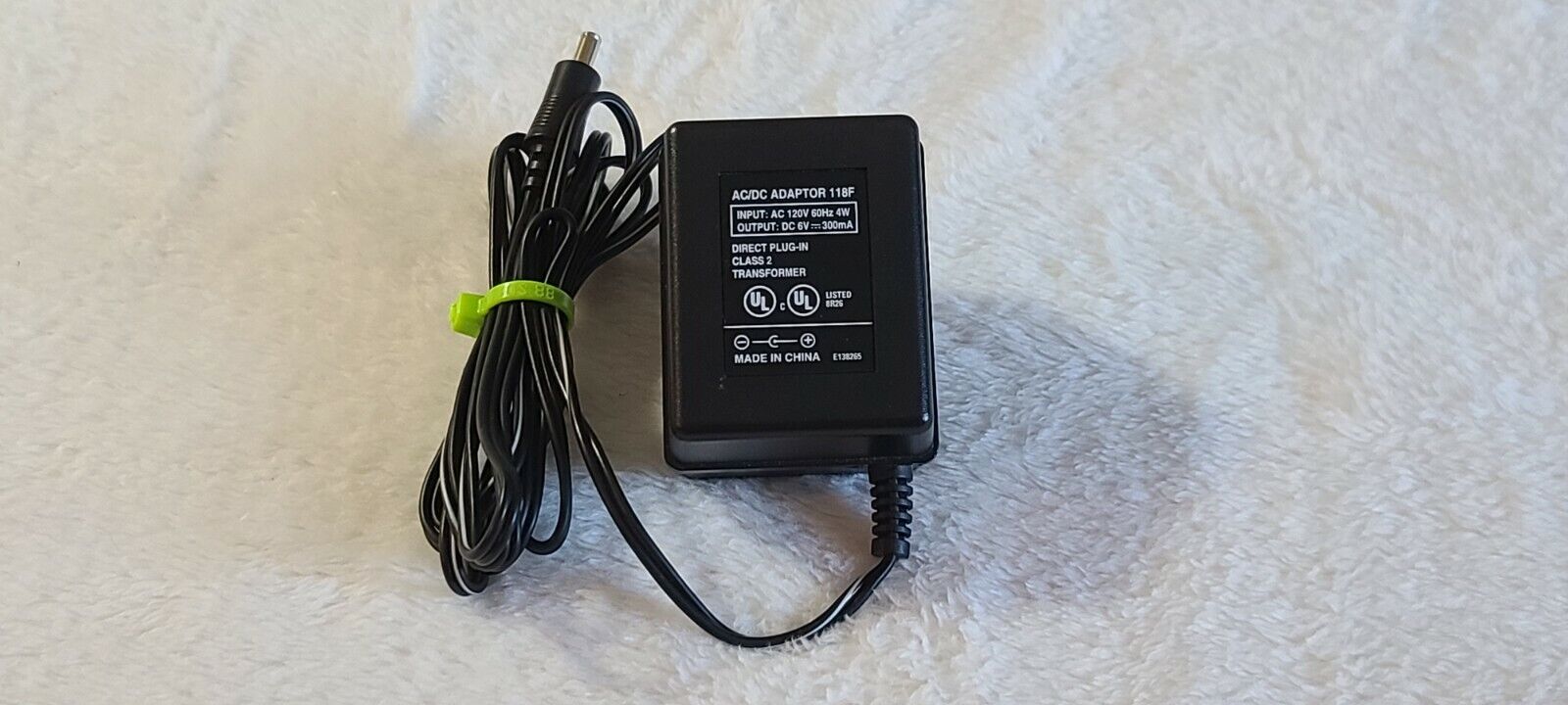 *Brand NEW* AC/DC Adaptor 118F Output DC 6V 300mA AC DC ADAPTE POWER SUPPLY