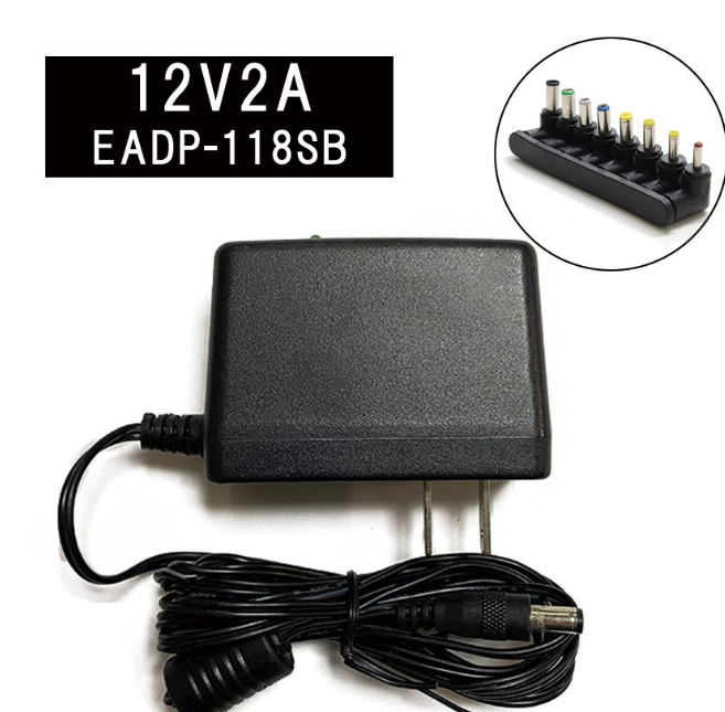 *Brand NEW* EADP-118SB 12V 0.5A、12V 0.8A、12V 1A、12V 1.2A、12V 1.5A、12V 2A AC