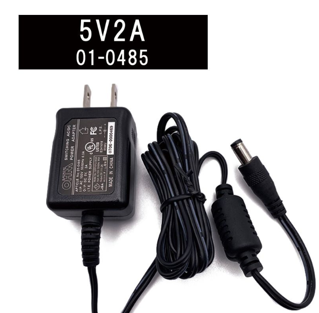 *Brand NEW* OHM 5V/2A AC100V 01-0485 AC/DC ADAPTER Power Supply