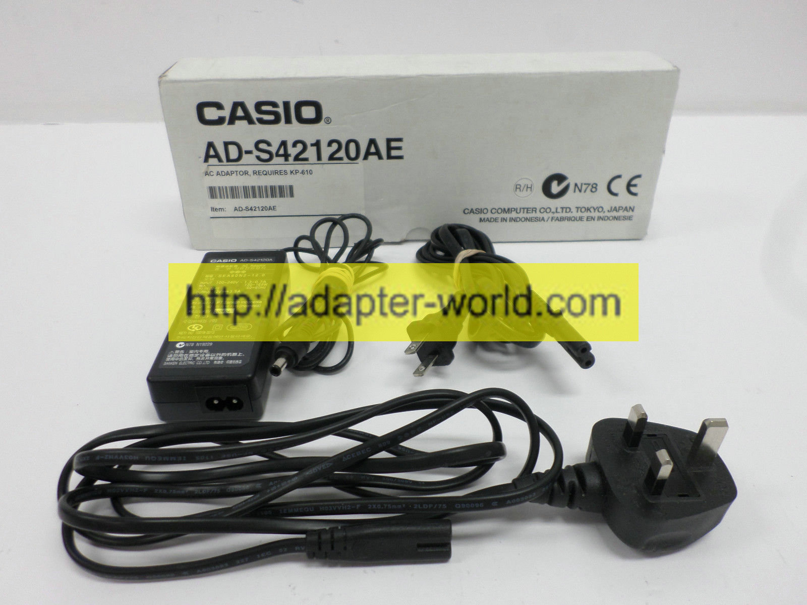 *100% Brand NEW* Casio 12V--3.5A Cradle HA-A60IO HA-A61IO HA-A30CHG FOR AD-S42120AE AC Adaptor / Adapter Free - Click Image to Close