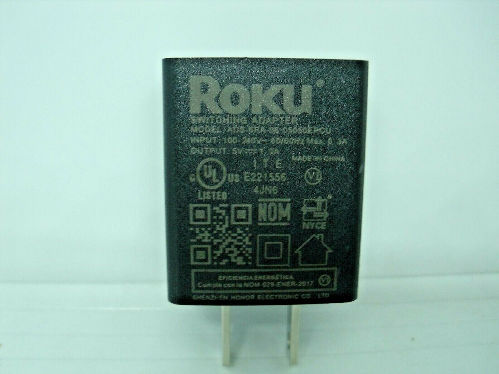 *Brand NEW* Roku 5.0V 1.0A (no Cable) ADS-6RA-06 5 PACK USA SELLER AC DC Power Adapter - Click Image to Close