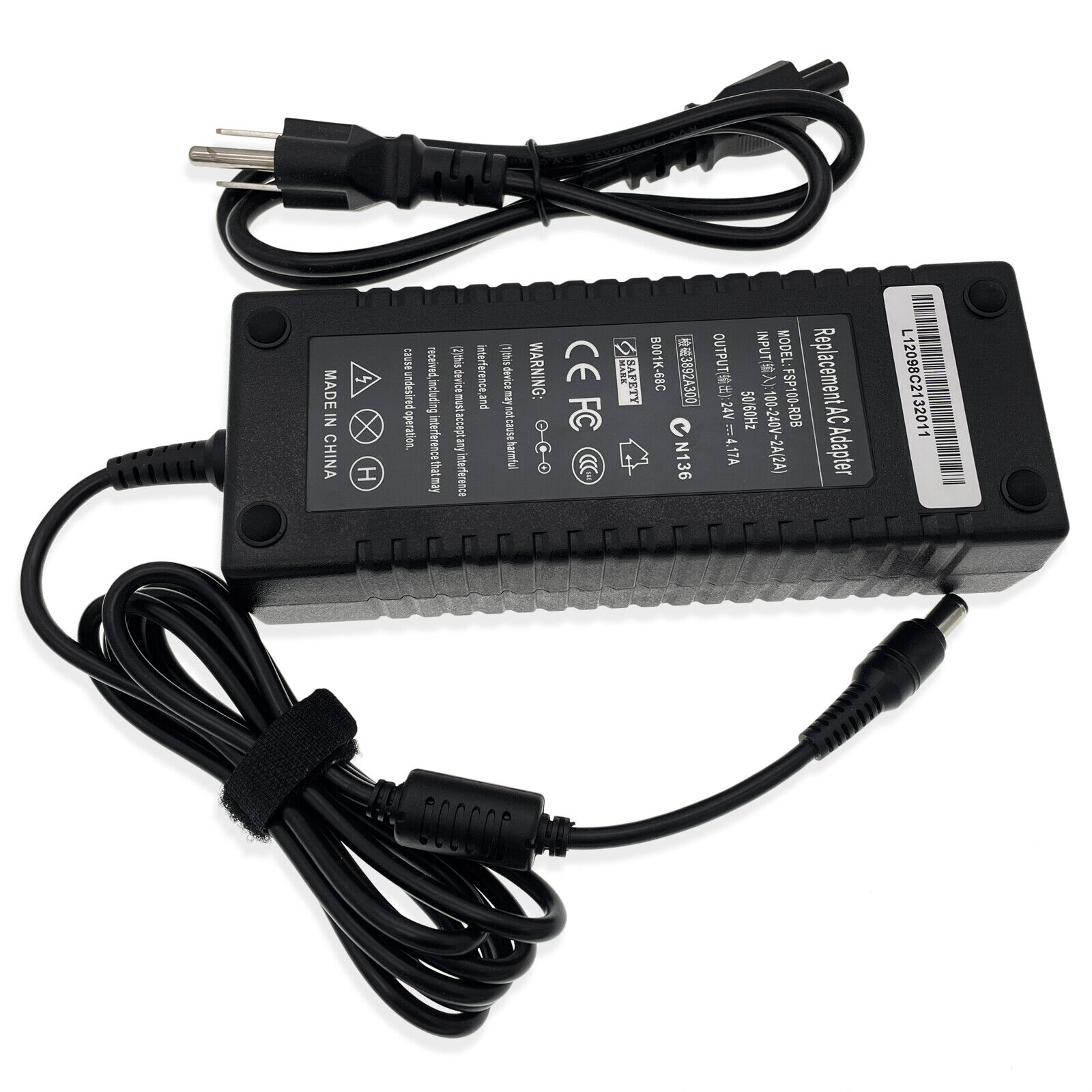 *Brand NEW* Zebra GX420D, GX420T,GX430T Printer 24V AC Power Adapter Charger Supply Cord