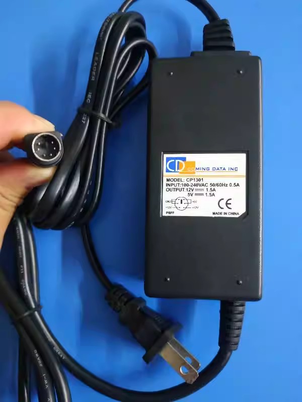 *Brand NEW*12v1.5a 5v1.5a AC DC Adapter CP1301 COMING DATA INC 6pin POWER Supply - Click Image to Close