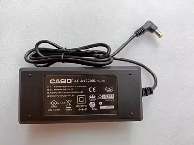 *Brand NEW* CASIO CDP-120 130 230R S100BK PX-7WE 12V 1.5A AC ADAPTER POWER Supply - Click Image to Close