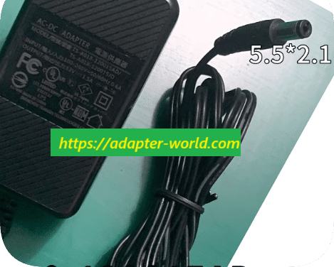 *Brand NEW*TS-A018-120015AD power cord with 5.5*2.1mm round hole Original Chuangxin 12V 1.5A power adapter